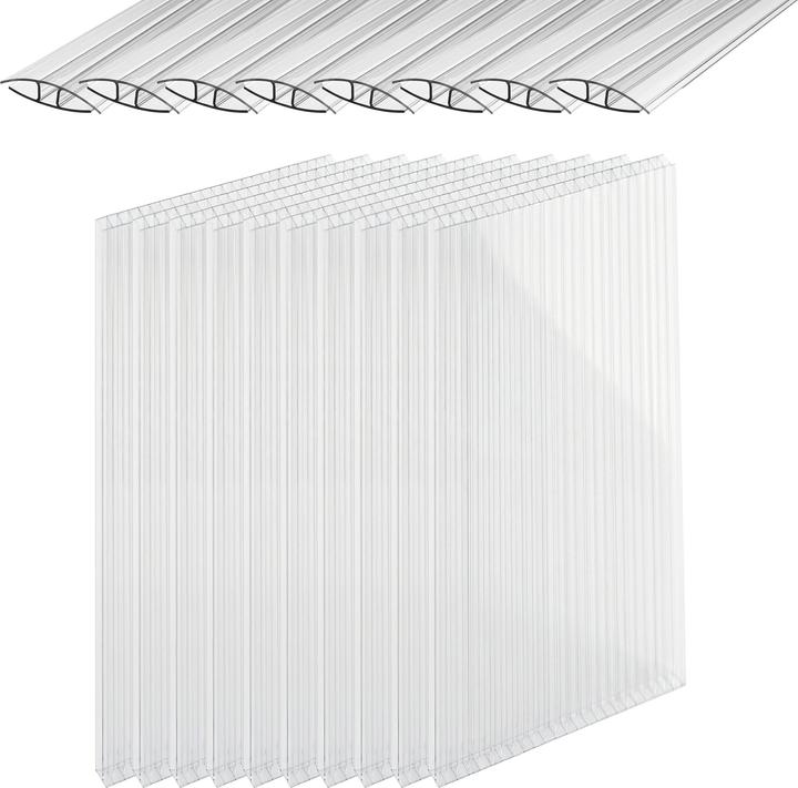 Actual product image Relaxdays 10x twin-wall panels