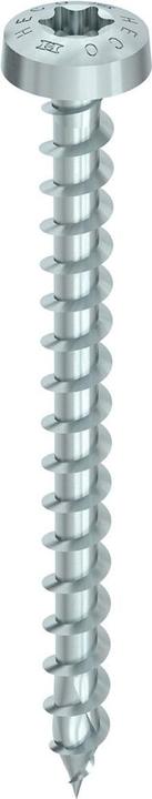 Immagine prodotto Heco TOPIX-plus 4,5 x 30, testa tonda, T-Drive, filettatura intera variabile, blu galvanizzato, A3K, 500 (500 Viti per pezzo)