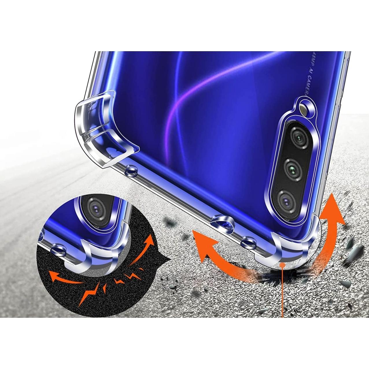 Thumbnail - Screenguard Xiaomi Mi A3 Hülle Crystal Soft Airbag Bumper (Xiaomi Mi A3), Smartphone Hülle, Transparent