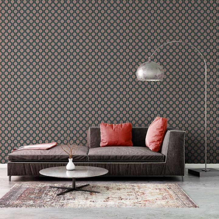 Actual product image AS Creation Circle Textured Wallpaper