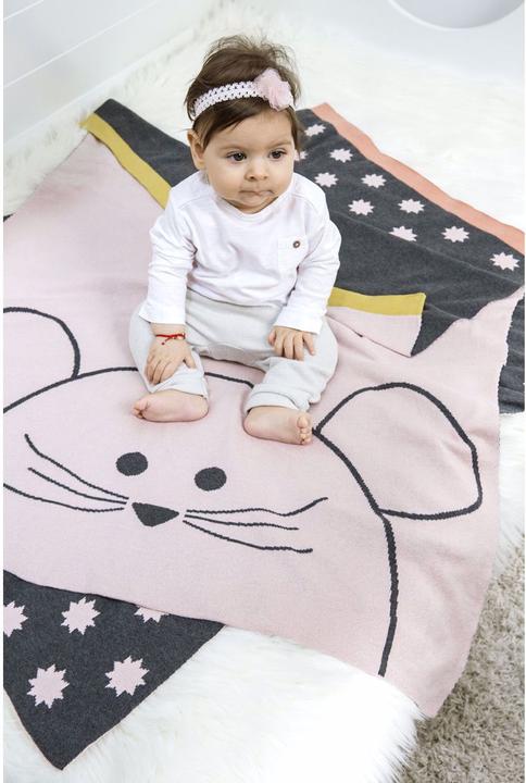 Produktbild Lässig Strickdecke (80 x 110 cm)