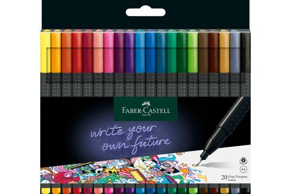 Image du produit Faber-Castell Fineliner Grip Set (Multicolore, 20x)