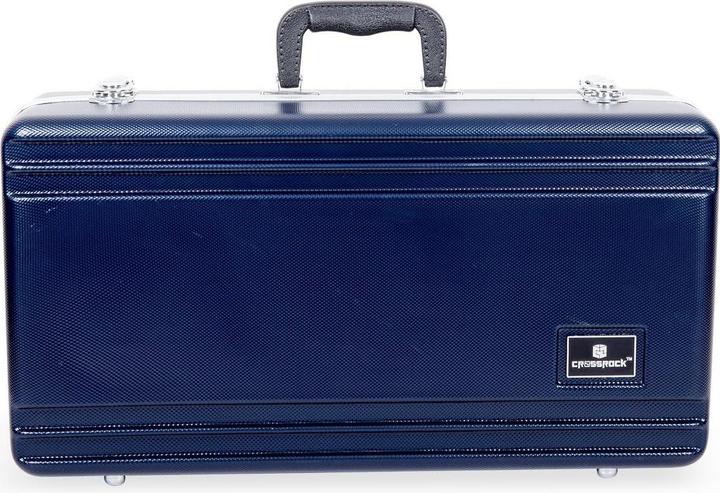 Crossrock ABS HardShell Case for Trumpet with Single Shoulder StrapBlue CRA862TRBL (Trumpets)