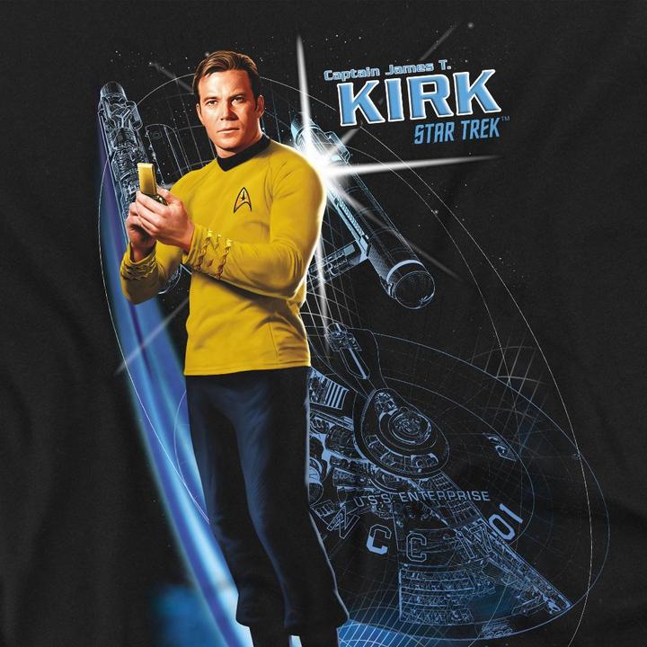Immagine prodotto Galactic Maglietta Capitano Kirk Uomo (4XL)