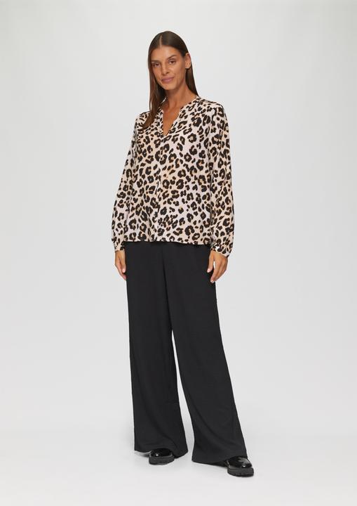 Immagine prodotto s.Oliver Bluse Viskose-Bluse mit Raffdetails und All-over-Print (46)