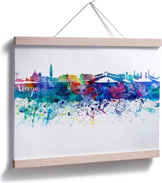 Immagine prodotto Trenddeko Bleichner - Acquerello di Venezia Skyline (80 x 100 cm)