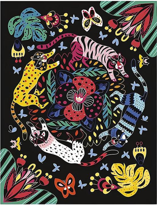 Actual product image Janod Multiactivities scratch art