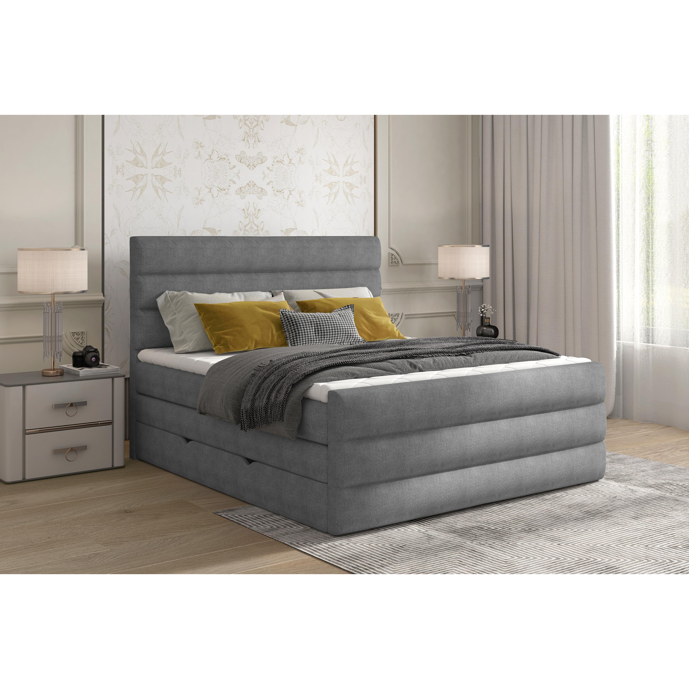 ELTAP, Boxspringbett, Cande mit Stauraum (160 x 200 cm)