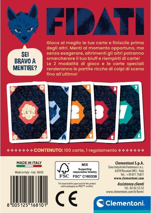 Produktbild Clementoni Fidati (Italienisch, 3 - 10 Spieler)