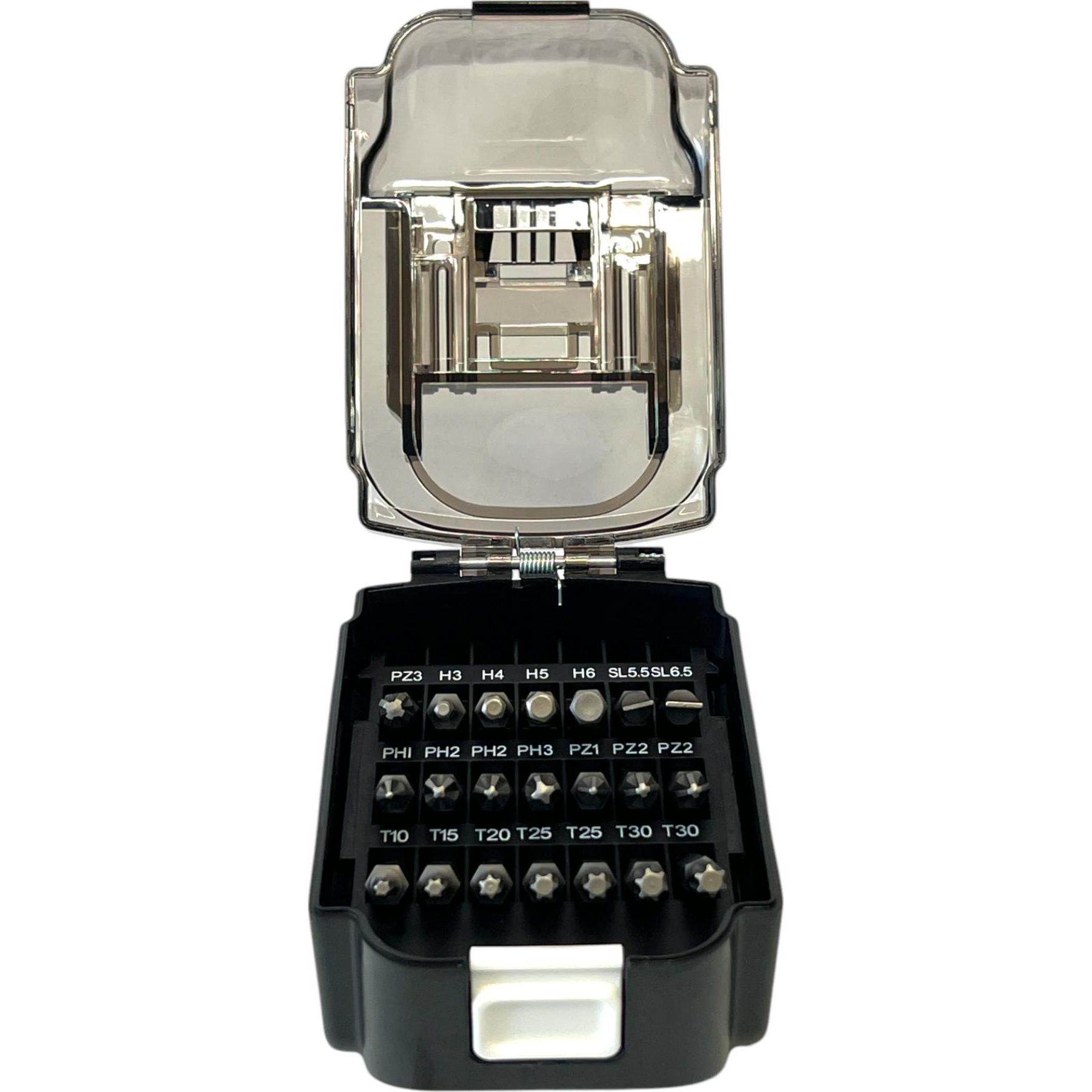 Makita, Chiave a bussola, B-68323 Set di punte orientabili "Battery Li-ion" 21 pz.