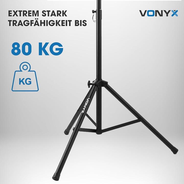 Actual product image Vonyx LS04 Pro Lautsprecherständer (1 pcs., Wall installation, Height-adjustable)