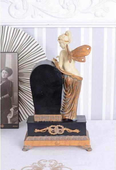 Actual product image Palazzo Mantel Clock Empire Elf Fairy