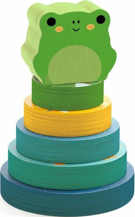 Actual product image Djeco Puzz & Stack Rainbow