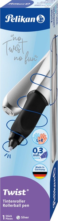 Actual product image Pelikan Rollerball Twist (Silver, 1 x)