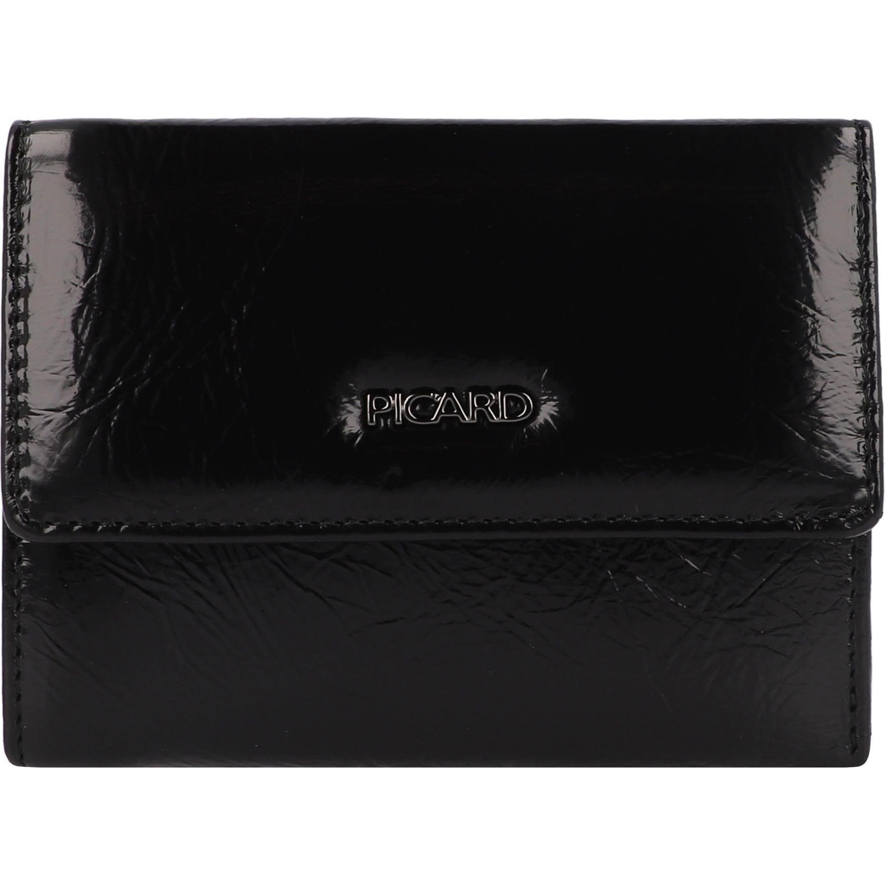 Picard, Damen, Portemonnaie, Himalaya Geldbörse Leder 12.5 cm, Schwarz