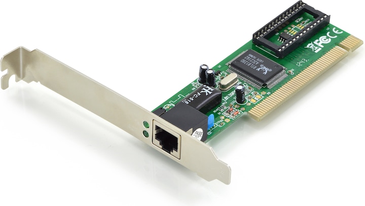 Image du produit Digitus Carte PCI Fast Ethernet 10/100Mbit 1xRJ-45 Realtek 8139 (PCI)