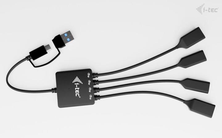Produktbild i-tec Usb-C/A Cable Hub 4 Ports (USB-C, 4 Ports)