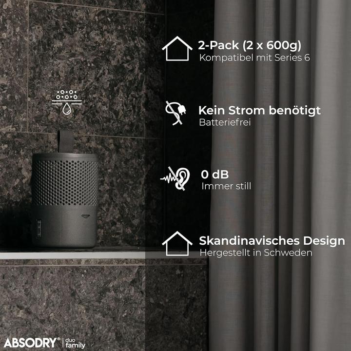 Actual product image Absodry Dehumidifier Refill Pack D (2 x)