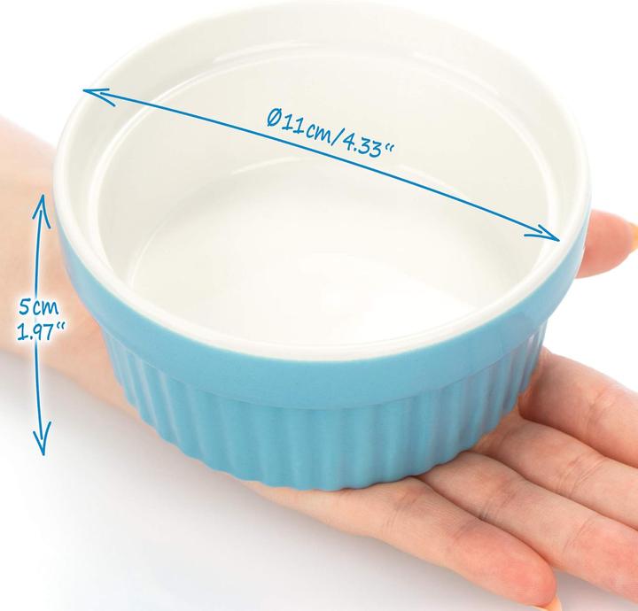 Produktbild Com-four 12er-Set Soufflé Förmchen