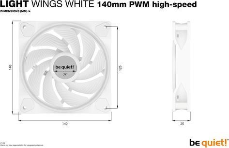 Image du produit be quiet! Light Wings (140 mm, 3 x)
