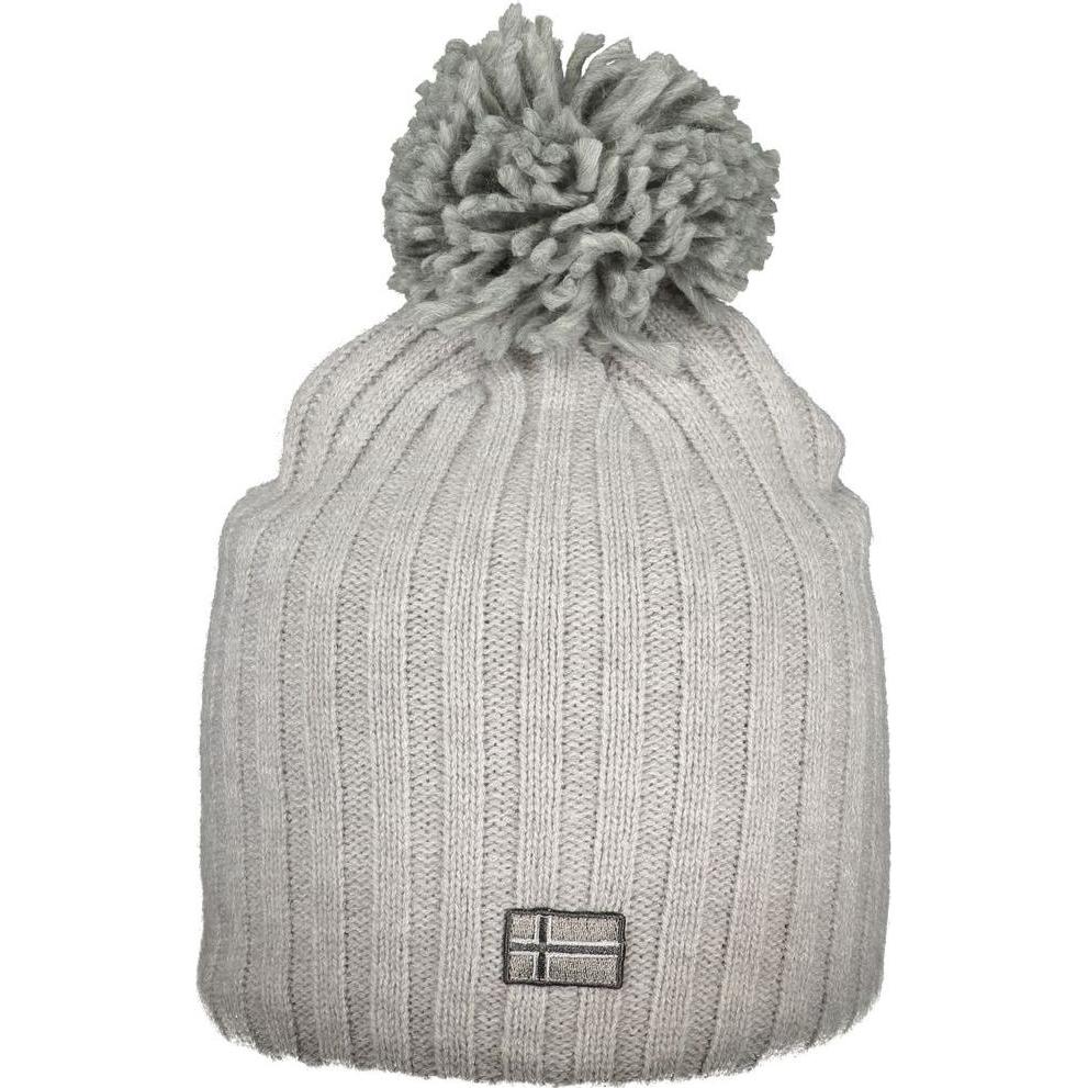 Norway 1963, Donne, Berretto, Gray Acrylic Women's Hat, Grigio