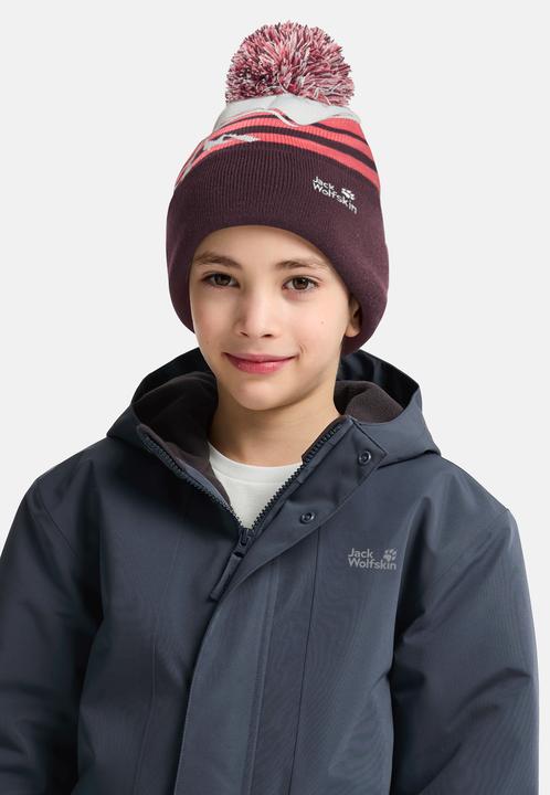 Immagine prodotto Jack Wolfskin Stripy Pompom Beanie K (S)