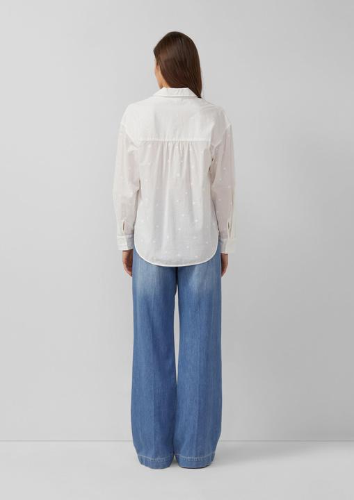 Immagine prodotto s.Oliver Bluse Bestickte Baumwollbluse mit Turn-up (44)