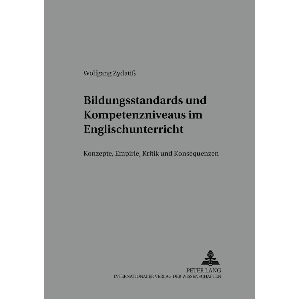 Bildungsstandards und Kompetenzniveaus im Englischunterricht, Fachbücher von Wolfgang Zydatiss