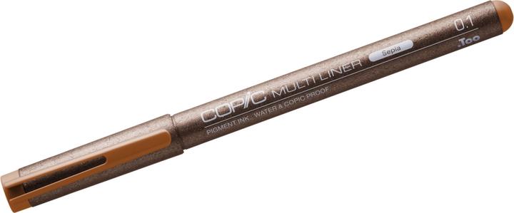 Actual product image Copic Multiliner sepia 0,1mm (Sepia, 1 x)