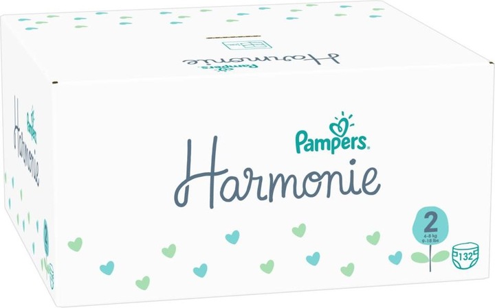 Produktbild Pampers Harmonie (Gr. 2, Halbmonatsbox, 132 Stück)