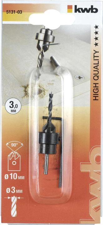 Actual product image kwb Plug-on counterbore/deepest/Bo.3 (3 mm)