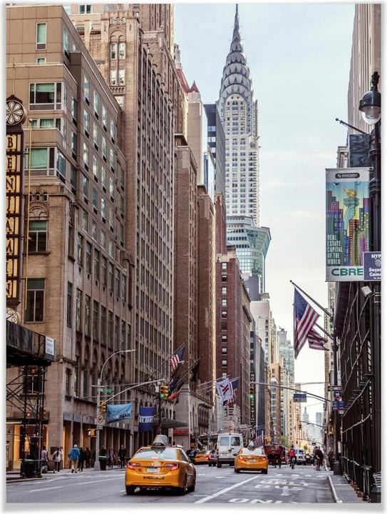 Actual product image Trenddeko Chrysler Building in New York (50 x 60 cm)