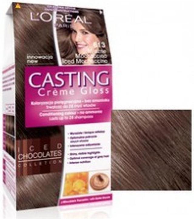Actual product image L'Oréal Paris Cream Gloss Coloring cream no. 613 Frosty Mochaccino (613 Frosty Mochaccino)