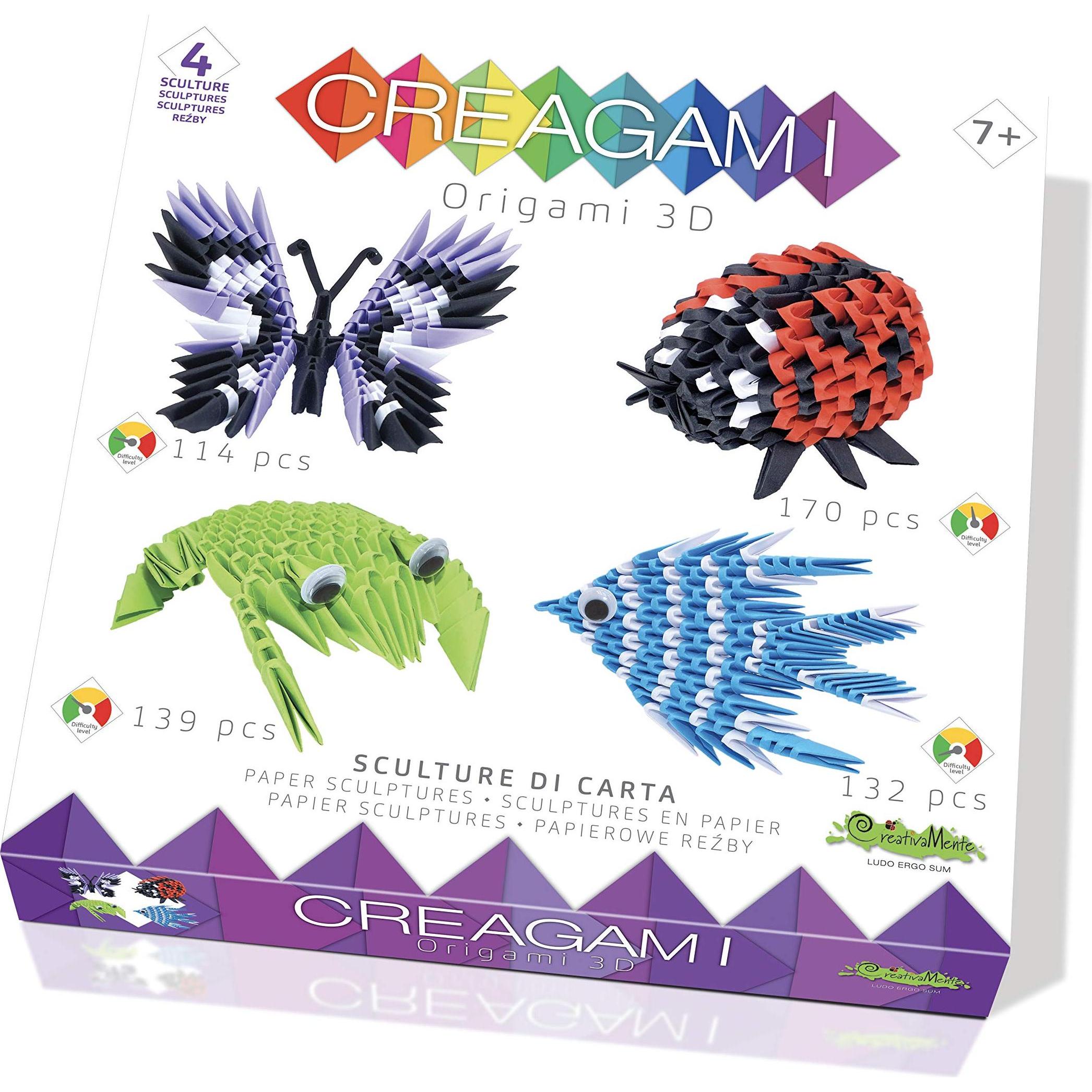 Creativamente Origami D Set Tiere (555 Teile)