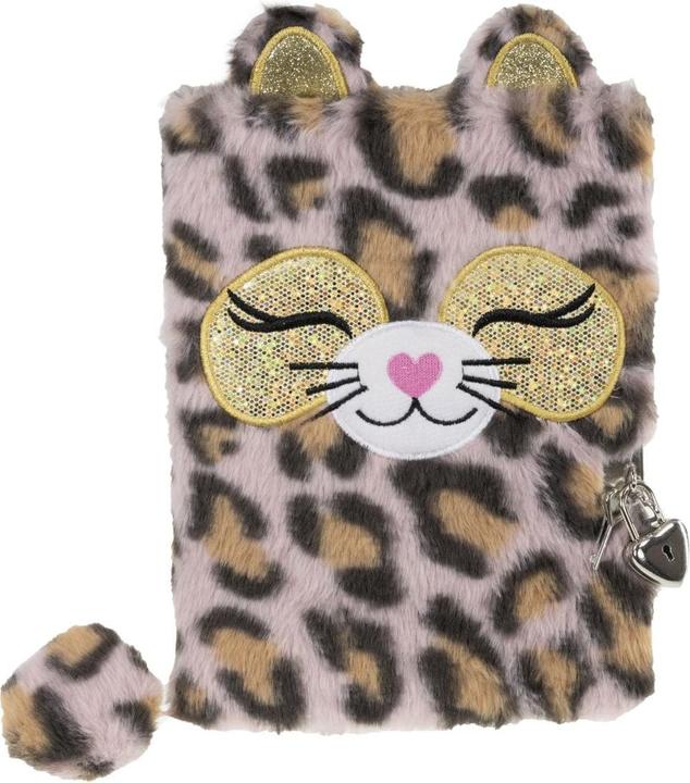 Tinka Magic Tinka - Diary Pink Leopard w/Lock (Plain, Hardcover)