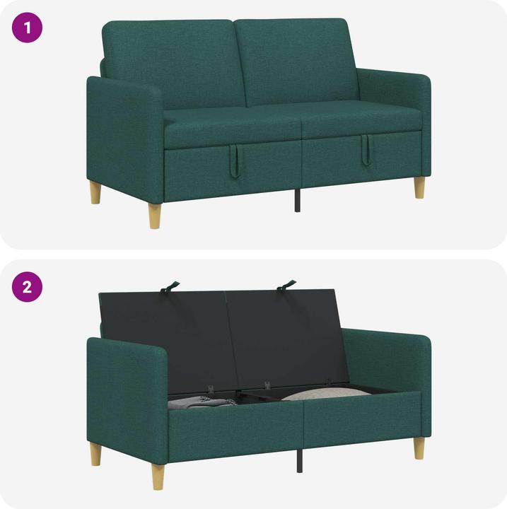 Produktbild vidaXL Modernes Sofa (2-Sitzer)