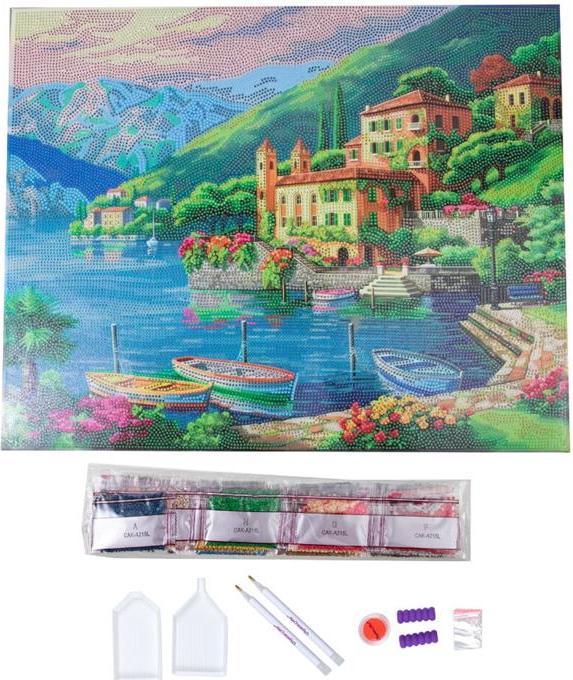 Produktbild Craft Buddy Diamond Painting "Crystal Art Kit", 40 x 50 cm