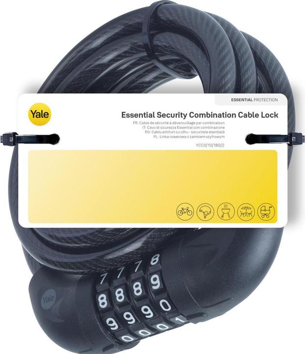 Produktbild Yale Essential Security Combination Cable Lock (180 cm)