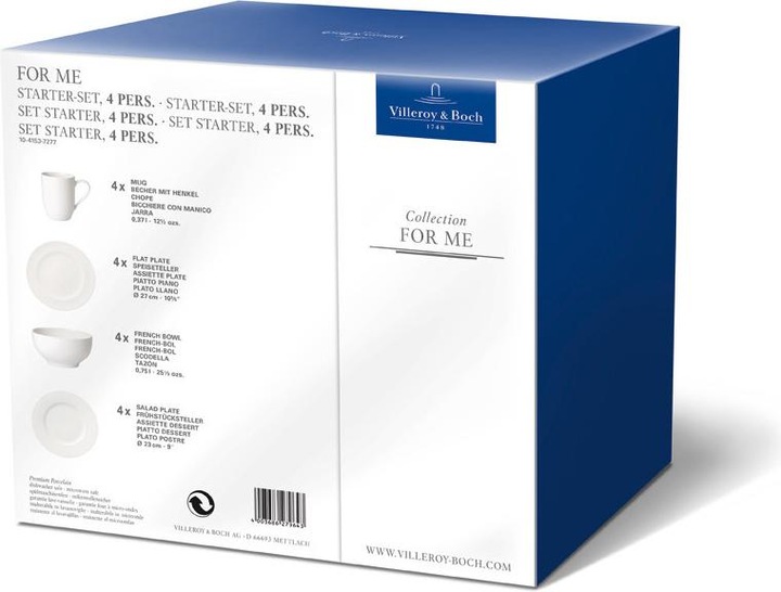 Produktbild Villeroy & Boch Starter-Set 4 Pers. For Me (16 Stück)