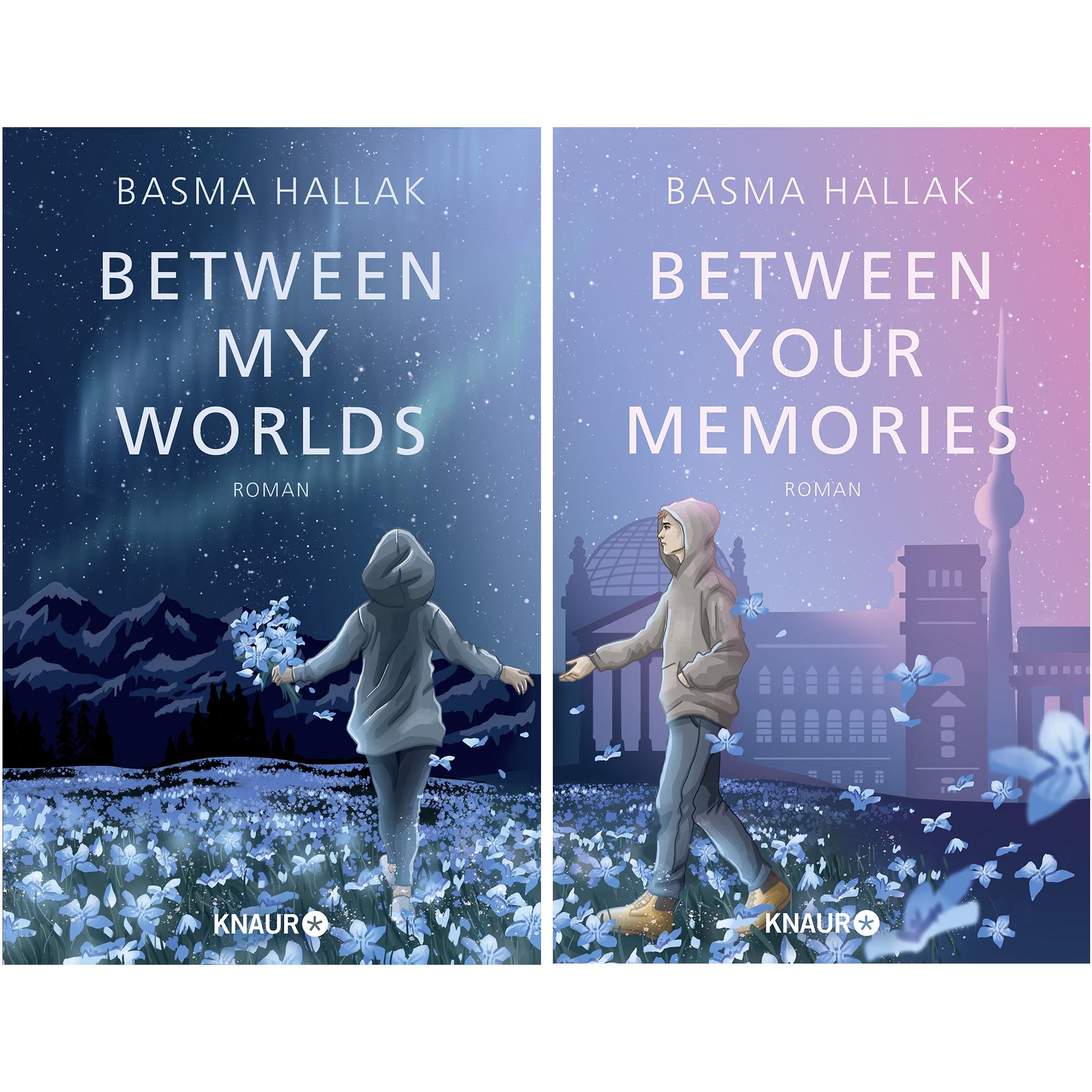Thumbnail - Between My Worlds, Belletristik von Basma Hallak