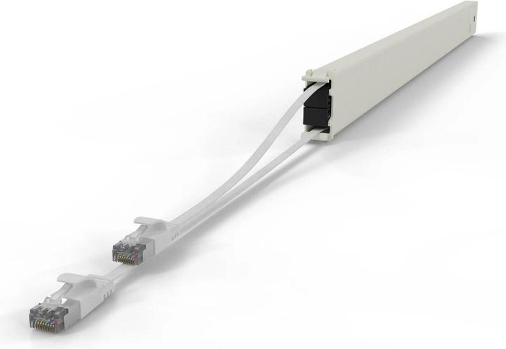 Actual product image PATCHBOX Cassette / 30RU / STP / White (STP, U/FTP, CAT6a, 1.80 m)