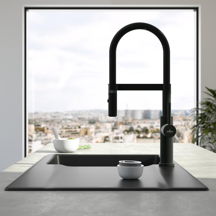 Actual product image Villeroy & Boch Steel Expert 2.0 kitchen tap, stainless steel