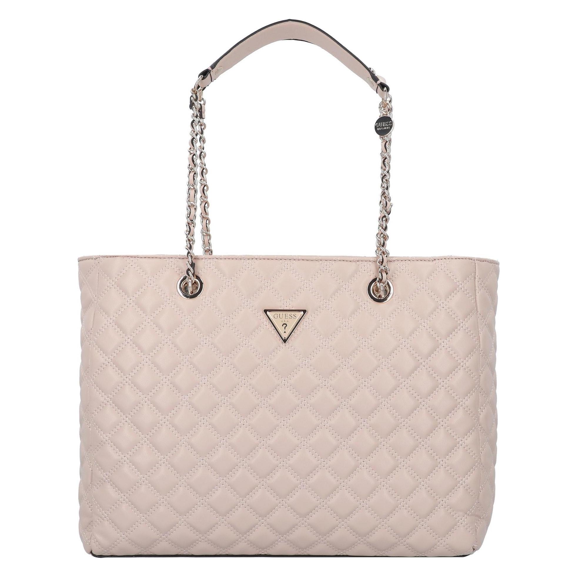 Guess, Handtasche, Giully Schultertasche 36.5 Cm, Beige