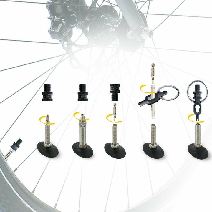 Produktbild By.schulz Ventiladapter V.5 Mini-Tool Alu eloxiert BLACK 1 Stück (Ventiladapter Set)