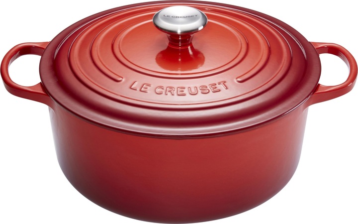 Le Creuset Signature (26 cm, Bräter + Schmortopf, Gusseisen)