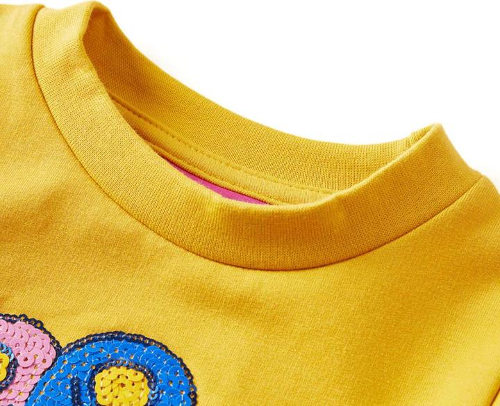 Immagine prodotto VidaXL Felpa da bambino ocra scuro 104,Materiale: 95 (104)