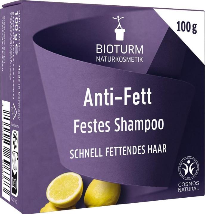 Actual product image Bioturm Oily hair (Solid shampoo, 100 g)