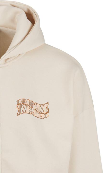 Actual product image Dropsize Heavy Oversize Mirrored Logo Zip-Hoodie - 124653 (XS)