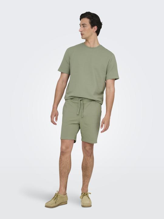 Actual product image Only & Sons Onskian Reg Seersucker Shorts (XS)
