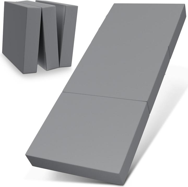 Actual product image Bestschlaf Klappmatratze, 3-teilige Faltmatratze, Reisebett, Gästematratze (90 x 200 cm, Foam core)